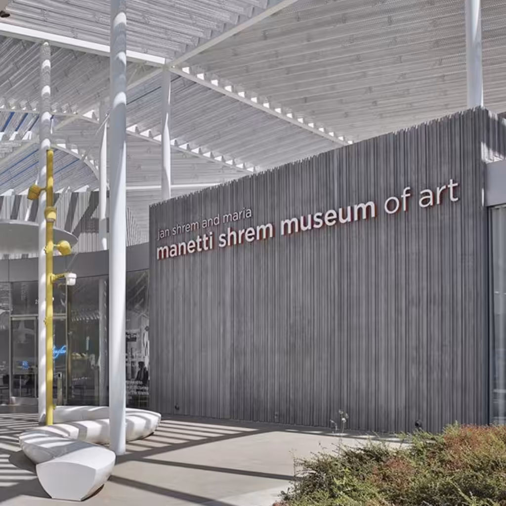 Jan Shrem and Maria Manetti Shrem Museum of Art at UC Davis with luxury transportation by California Limo.