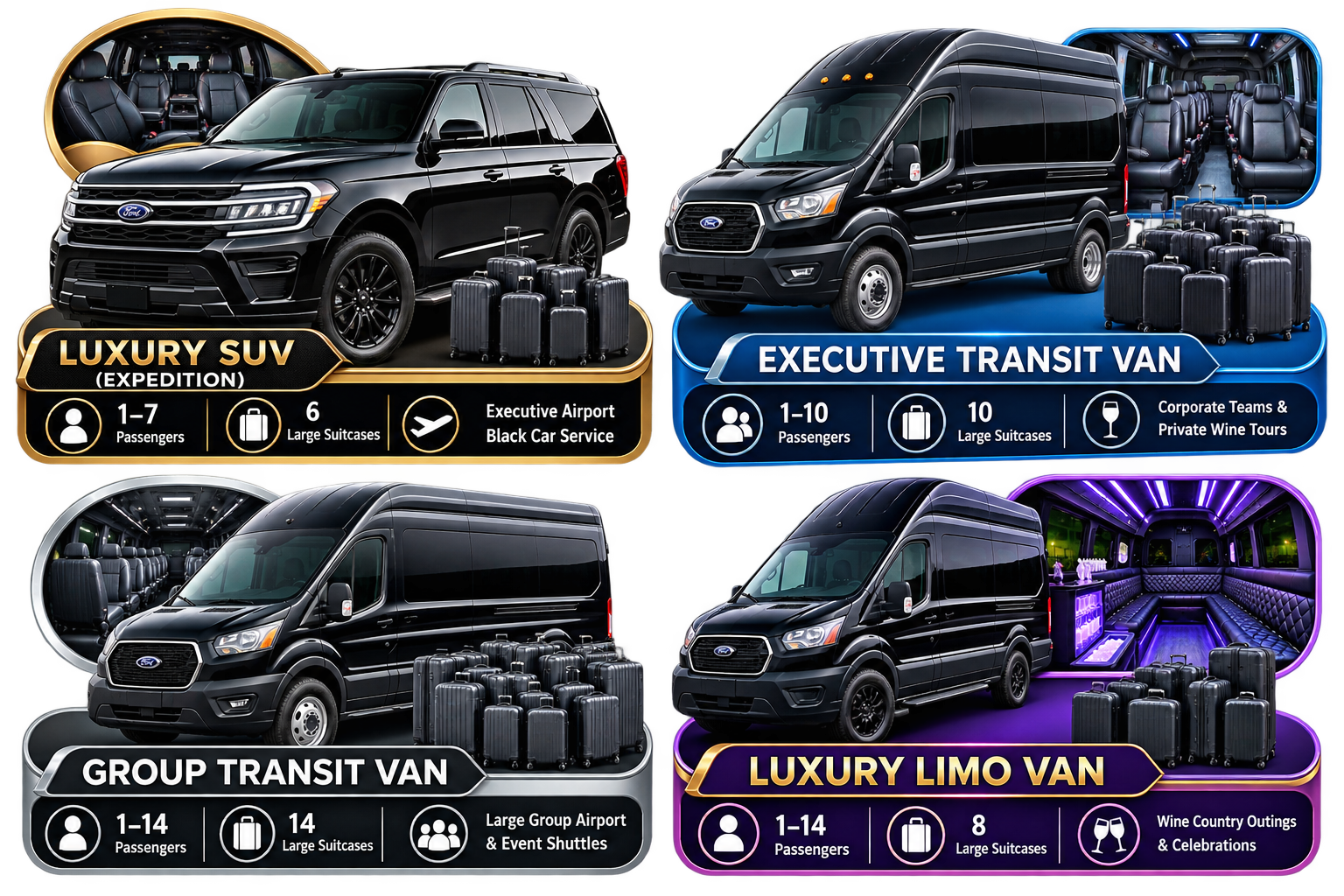 Private Vallejo Limo Service for Airport Trips & Special Occasions