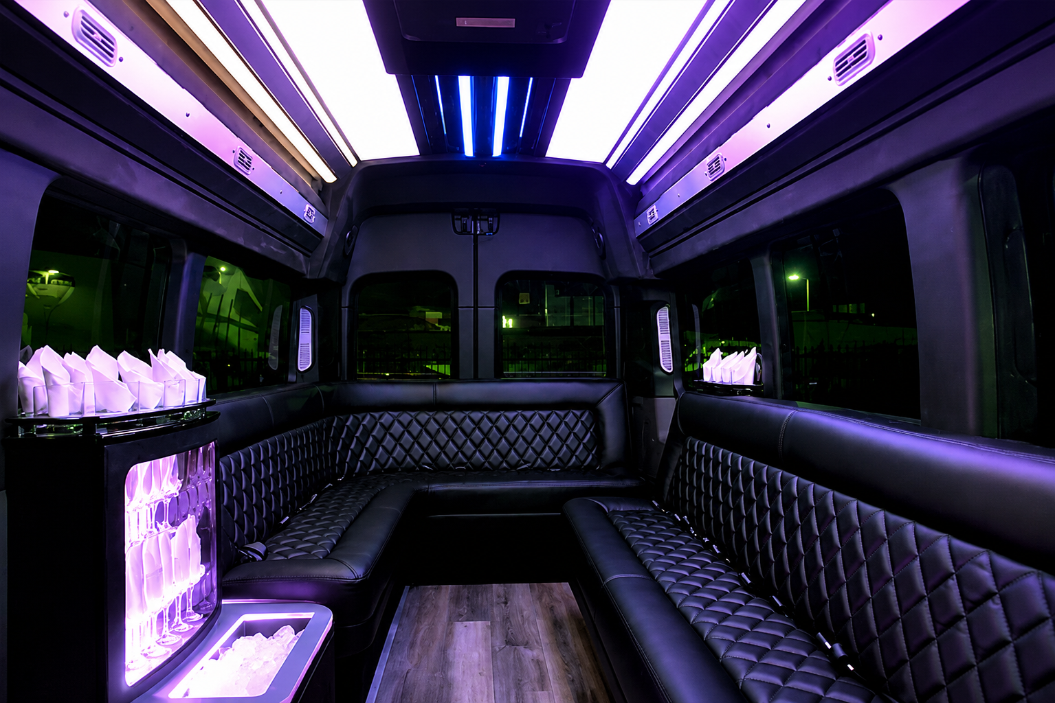 1-14 Passenger Limo Van